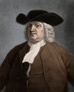 Portret van Guillaume (William) Penn (1644-1718) Engelse Quaker, oprichter van Pennsylvania door Anonymous Anonymous