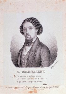 Portret van Teodulo Mabellini (1817-1897), Italiaanse componist