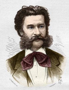 Portret van Johann II Strauss Jr.
