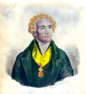 Portret van Joseph De Maistre (1753-1821) politicus, filosoof, magistraat en historicus (met de insignes van de Orde van de Heiligen Mauritius en Lazarus), privécollectie