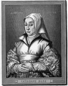 Portret van Katharina von Bora door Anonymous Anonymous