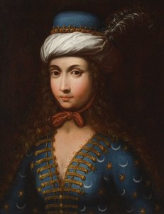 Portret van Lady Mary Wortley Montagu (1689-1762) door Anonymous Anonymous