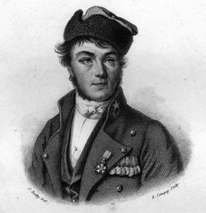 Portret van Louis Brune (1807-1843) redder uit Rouen in 