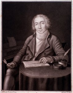 Portret van Nicolas Marie Dalayrac (1753-1809), Engelse componist door Anonymous Anonymous