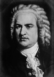 Portret van de Duitse componist Johann Sebastian (Jean Sebastien) Bach (1685-1750). Gravure. 19e eeuw. Privécollectie