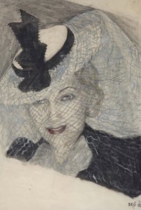 Portret van actrice Lyubov Orlova