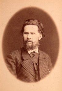 Portret van de kunstenaar Ivan Nikolaievitch Kramskoi door Anonymous Anonymous