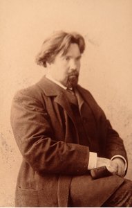 Portret van de kunstenaar Vasilli Ivanovich Sourikov