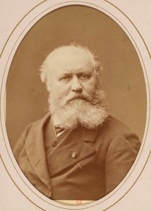 Portret van de componist Charles Gounod (1818-1893), Anoniem. Albumine Foto. Privécollectie