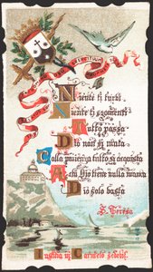 Gebed gericht aan Sint Theresia - Vrome afbeelding - Ansichtkaart - Begin 20e eeuw - Privécollectie door Anonymous Anonymous