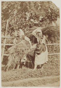 Russische Boerenvrouwen, ca. 1855