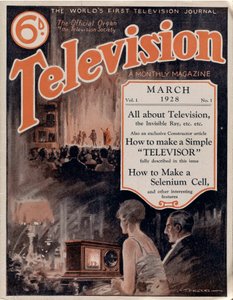 Televisie: Een maandelijks tijdschrift. Volume 1. Het eerste televisietijdschrift ter wereld