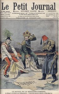 De heropleving van de kwestie van Oriëntaalse landen en de Balkan, omslagillustratie van 
