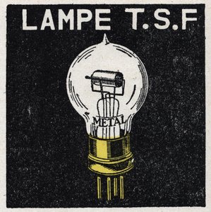 De T.S.F.: T.S.F. lamp. Anonieme illustratie uit 1925. Privécollectie.