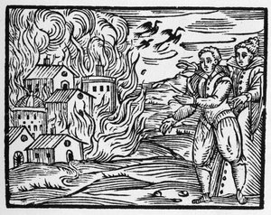 De vloek van tovenaars die de stad in brand steken - 