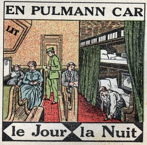 De spoorwegen: binnen in de Pullmanwagen door Anonymous Anonymous