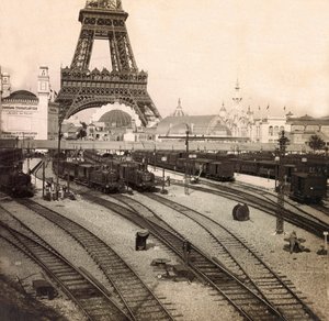 Wereldtentoonstelling van 1900: La gare du Champs de Mars door Anonymous Anonymous