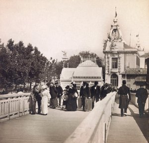 Wereldtentoonstelling van 1900 in Parijs: Passerelle des Invalides - Privécollectie