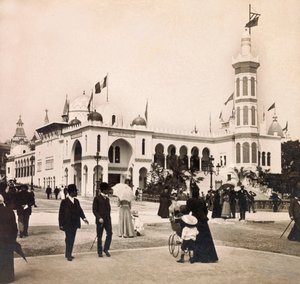 Wereldtentoonstelling van 1900 in Parijs: Het Paleis van Algerije - privécollectie