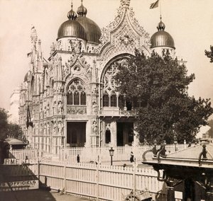 Wereldtentoonstelling van 1900 in Parijs: Het Paviljoen van Italië - privécollectie