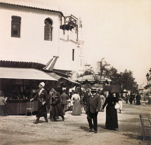 Wereldtentoonstelling van 1900: De straat van Caïro door Anonymous Anonymous