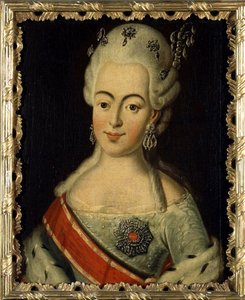 Wilhelmine Louise van Hessen-Darmstadt - Portret van Groothertogin Natalia Alexejevna van Rusland door Anonymous Anonymous