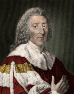 William Pitt de Oudere (1708-1778), Engelse staatsman - William Pitt de Oudere 1e Graaf van Chatham door Anonymous Anonymous
