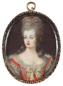 Portret van koningin Marie Antoinette van Frankrijk (1755-1793) door Anonymous Anonymous