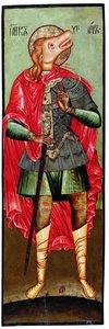 Sint Christoffel als Cynocephaly, 17e eeuw