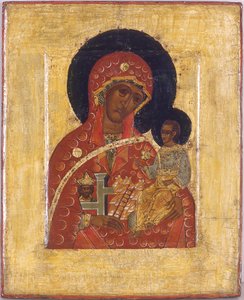 De Maagd De Berg niet door Handen Uitgesneden door Anonymous Russian icon painter