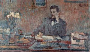 PORTRET VAN PUCCINI door Anselmo Bucci