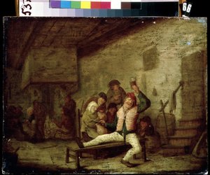 In de taverne door Anthonie Victorijns