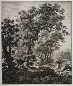 Agar getroost door de engel