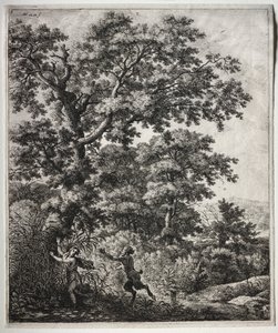 Pan en Syrinx door Anthonie Waterloo