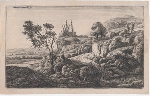 Paden die naar een stroom leiden, 17e eeuw