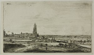 Gezicht op een Nederlandse stad (Rhenan)