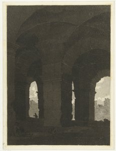 Onder de bogen van het Colosseum door Anthonie van den Bos