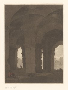 Onder de bogen van het Colosseum door Anthonie van den Bos