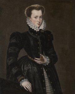 Portret van een Hofdame door Anthonis Mor