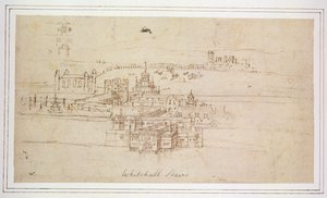 Whitehall Trappen, c.1544 door Anthonis van den Wyngaerde