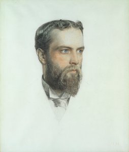 Hoofd van een man, 1904 door Anthony Frederick Augustus Sandys