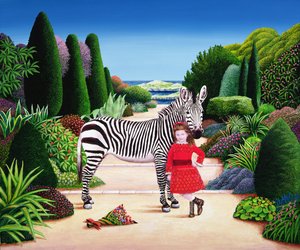 Meisje met Zebra