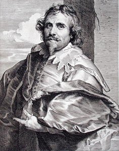 Daniel Mytens (ca.1590-ca.1647), gegraveerd door Paulus Pontius door Anthony van (after) Dyck