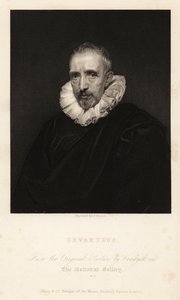 Portret van John Gaspar Gevartius of Jan Caspar Gevaerts, jurist van Antwerpen en filoloog