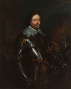 Portret van stadhouder Frederik Hendrik, prins van Oranje door Anthony van Dyck (after)