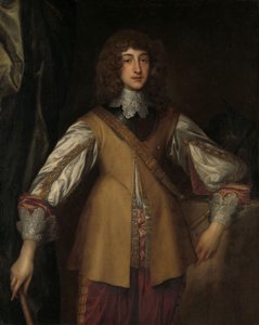 Portret van Rupert (1619-1682), prins-palatijn van de Rijn, in gevechtskleding