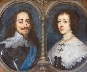 Karel I van Engeland en Henrietta van Frankrijk