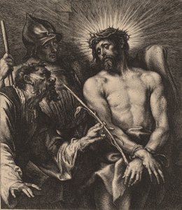 Christus gekroond met doornen door Anthony van Dyck