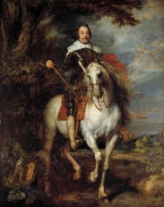 Ruiterportret van Don Francisco de Moncada, graaf Dossuna, ambassadeur van koning Filips IV van Spanje in Brussel door Anthony van Dyck