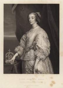 Henrietta Maria door Anthony van Dyck